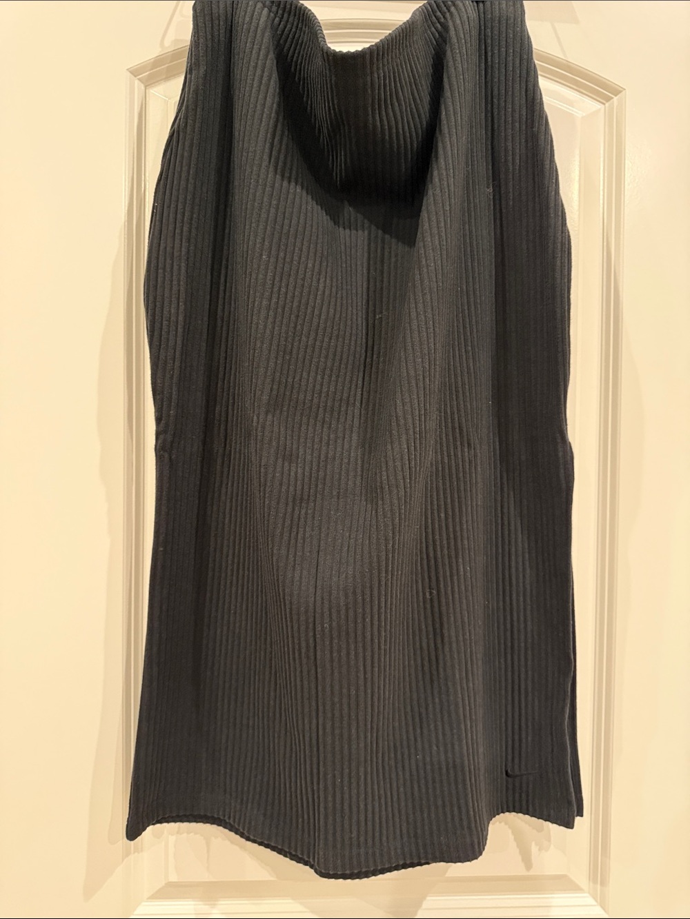 Nike Black Ribbed Athleisure Skirt